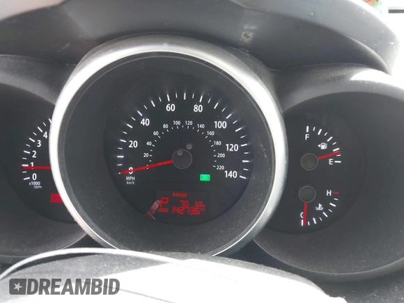 2012 Kia Soul + with VIN KNDJT2A62C7368475, listed as a IAAI auction lot 42103715 with 142,736 mi miles. Bid and sale history available at carsss.com. Image 7.