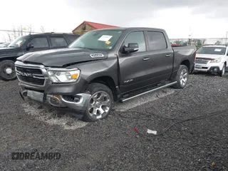 2020 Ram 1500 Big Horn with VIN 1C6SRFFT6LN167917, listed as a IAAI auction lot 42126537 with 56,839 mi miles and . Bid and sale history available at DreamBid. Image 2.
