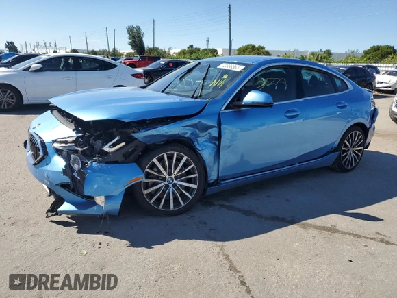 2020 BMW 2 Series 228i xDrive with VIN WBA73AK08L7F96625, listed as a Copart auction lot 72366563 with 37,279 mi miles. Bid and sale history available at carsss.com. Image 1.
