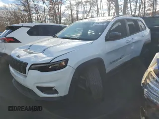 2022 Jeep Cherokee X with VIN 1C4PJMCX0ND553002, listed as a Copart auction lot 42296015 with 48,614 mi miles and Non Repairable. Bid and sale history available at carsss.com. Image 1.