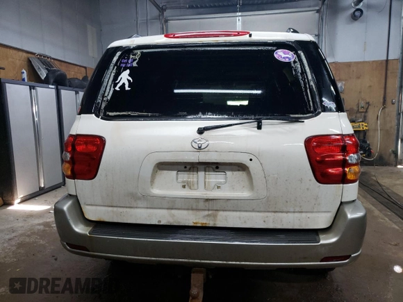 2003 Toyota Sequoia SR5 with VIN 5TDBT44A43S175878, listed as a Copart auction lot 52079195 with 240,208 mi miles and Clean Title. Bid and sale history available at DreamBid. Image 6.