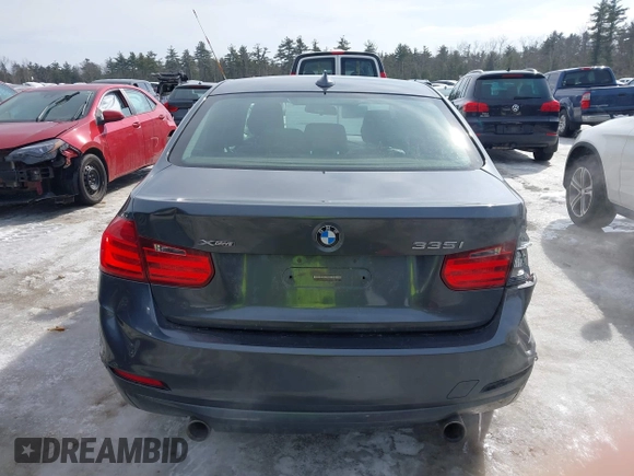 2015 BMW 3 Series 335i xDrive with VIN WBA3B9G54FNR92987, listed as a IAAI auction lot 41579647 with 94,565 mi miles and . Bid and sale history available at carsss.com. Image 16.