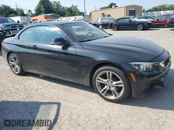 2018 BMW 4 Series 430i xDrive with VIN WBA4Z3C59JEC45996, listed as a Copart auction lot 65501104 with 62,464 mi miles and Salvage Title. Bid and sale history available at DreamBid. Image 4.