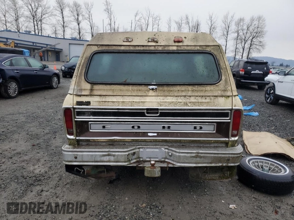1979 Ford F-150 with VIN X15JKFA9697, listed as a Copart auction lot 84472734 with 152,224 mi miles and Clean title. Bid and sale history available at DreamBid. Image 6.
