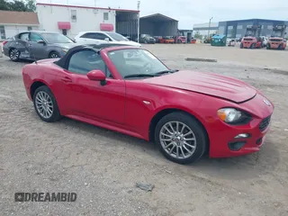 2018 FIAT 124 Spider Abarth with VIN JC1NFAEK2J0140148, listed as a IAAI auction lot 42765536 with 30,320 mi miles and . Bid and sale history available at DreamBid. Image 1.