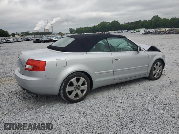 2004 Audi A4 1.8T с VIN WAUAC48H44K004296, выставлен на аукционе Copart как лот 55040035 с пробегом 79 497 миль миль и Списание • Salvage title. История ставок и продаж доступна на DreamBid. Изображение 3.