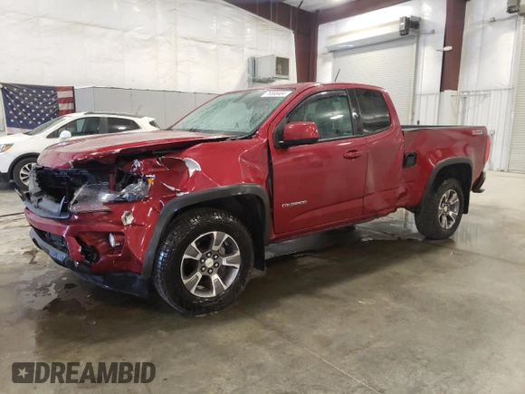 2017 Chevrolet Colorado 4WD Z71 with VIN 1GCHTDEN0H1195822, listed as a Copart auction lot 76868404 with 88,498 mi miles and Salvage Title. Bid and sale history available at carsss.com. Image 1.