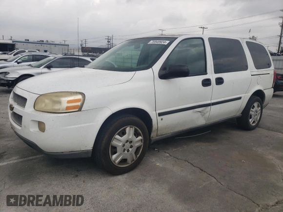 2008 Chevrolet Uplander with VIN 1GNDV13W68D176281, listed as a Copart auction lot 75948924 with 124,791 mi miles and Salvage Title. Bid and sale history available at DreamBid. Image 1.