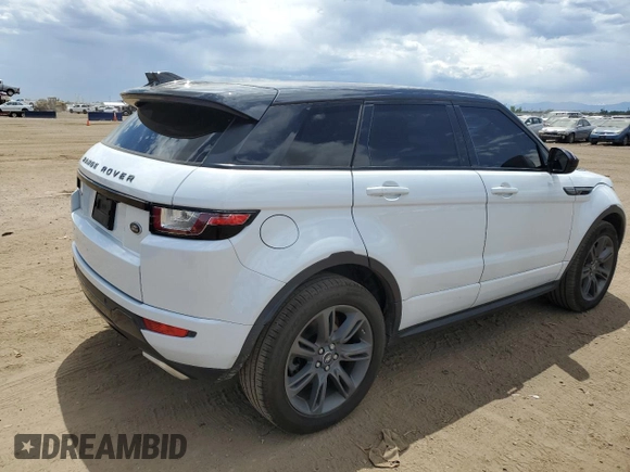 2018 Land Rover Range Rover Evoque SE Premium with VIN SALVC2RX1JH304975, listed as a Copart auction lot 57754274 with 74,350 mi miles and Salvage Title. Bid and sale history available at DreamBid. Image 3.