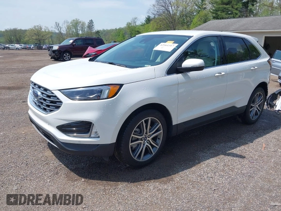 2022 Ford Edge Titanium with VIN 2FMPK4K93NBA83873, listed as a IAAI auction lot 42161317 with 15,780 mi miles. Bid and sale history available at carsss.com. Image 19.