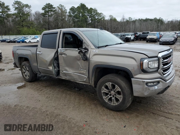 2017 GMC Sierra 1500 SLT z VIN 3GTU2NEC9HG267849, wystawiony jako Copart lot #44922625 z przebiegiem Nie podano mil oraz Szkoda całkowita • Salvage title. Historia ofert i sprzedaży dostępna na DreamBid. Obrazek 4.