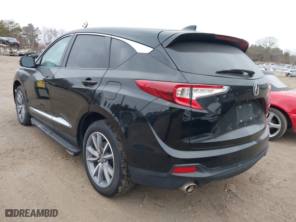 2019 Acura RDX w/Technology Pkg with VIN 5J8TC2H5XKL043425, listed as a IAAI auction lot 41801301 with 41,767 mi miles. Bid and sale history available at carsss.com. Image 3.