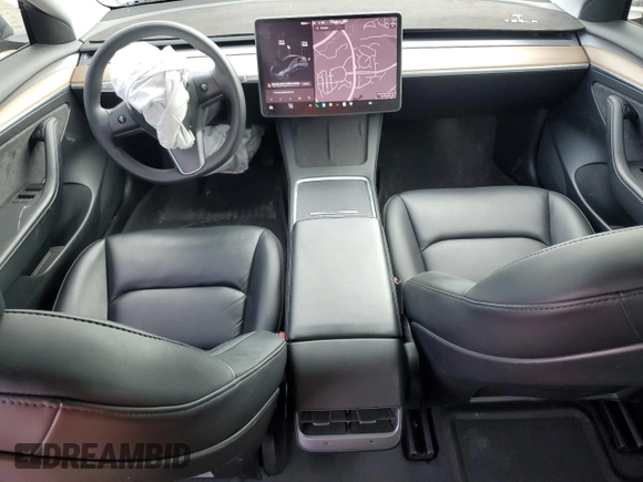 2021 Tesla Model 3 Long Range with VIN 5YJ3E1EB8MF006859, listed as a Copart auction lot 50344475 with 41,462 mi miles and Salvage Title. Bid and sale history available at DreamBid. Image 8.
