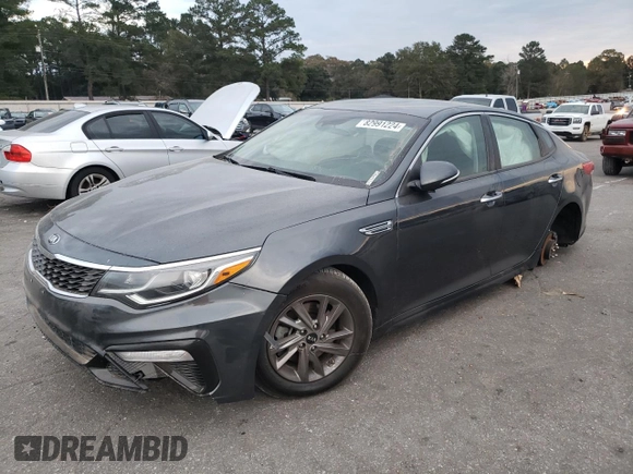 2020 Kia Optima LX with VIN 5XXGT4L37LG387460, listed as a Copart auction lot 82991224 with 83,311 mi miles and Salvage Title. Bid and sale history available at carsss.com. Image 1.