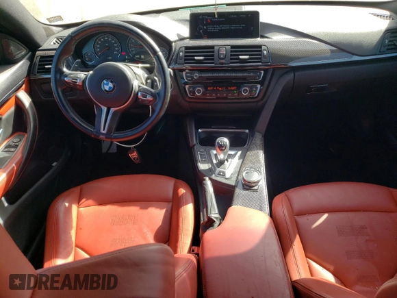 2015 BMW M4 with VIN WBS3R9C56FK333498, listed as a Copart auction lot 72363514 with 11,065 mi miles and Salvage Title. Bid and sale history available at carsss.com. Image 8.