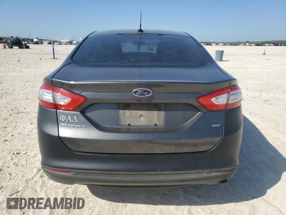 2016 Ford Fusion SE with VIN 3FA6P0H74GR302902, listed as a Copart auction lot 52327495 with 266,757 mi miles and Salvage Title. Bid and sale history available at carsss.com. Image 6.