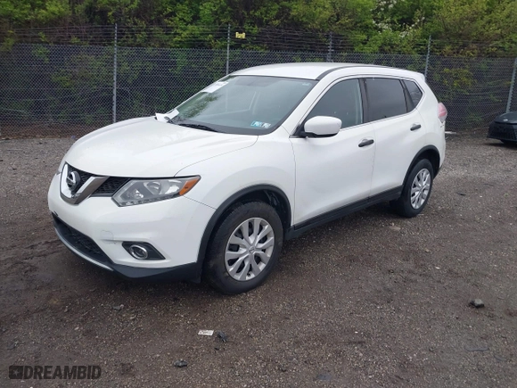 2016 Nissan Rogue S with VIN KNMAT2MV3GP723940, listed as a IAAI auction lot 41989418 with 131,183 mi miles. Bid and sale history available at carsss.com. Image 18.