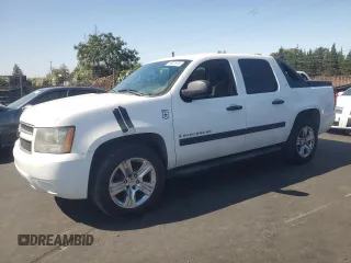 2008 Chevrolet Avalanche LTZ with VIN 3GNFK123X8G267596, listed as a Copart auction lot 59622915 with 164,995 mi miles and Salvage title. Bid and sale history available at DreamBid. Image 1.