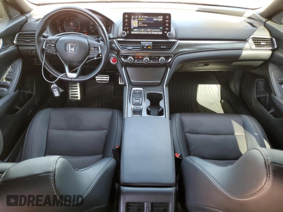 2020 Honda Accord Sport with VIN 1HGCV2F32LA006636, listed as a Copart auction lot 57276435 with 67,773 mi miles and Salvage title. Bid and sale history available at DreamBid. Image 8.