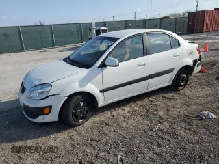 2008 Kia Rio LX with VIN KNADE123386396155, listed as a Copart auction lot 48871325 with 141,556 mi miles and Salvage Title. Bid and sale history available at carsss.com. Image 1.