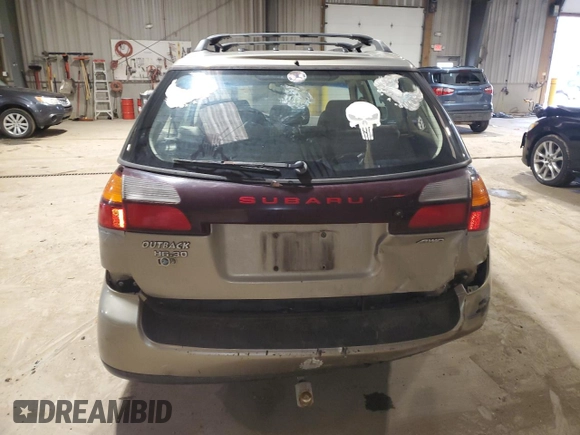 2004 Subaru Legacy Outback 35th Anniversary with VIN 4S3BH815447632779, listed as a Copart auction lot 47202415 with 129,453 mi miles and Salvage title. Bid and sale history available at DreamBid. Image 6.