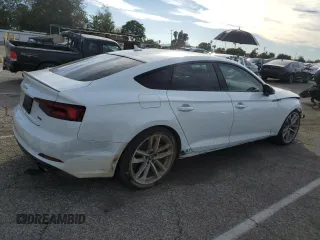 2019 Audi A5 Sportback Premium Plus with VIN WAUENCF53KA092386, listed as a Copart auction lot 37323564 with 56,579 mi miles. Bid and sale history available at carsss.com. Image 3.