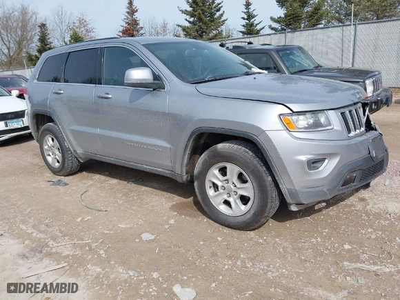 2014 Jeep Grand Cherokee Laredo with VIN 1C4RJFAG7EC243121, listed as a IAAI auction lot 41925695 with 147,999 mi miles. Bid and sale history available at carsss.com. Image 1.