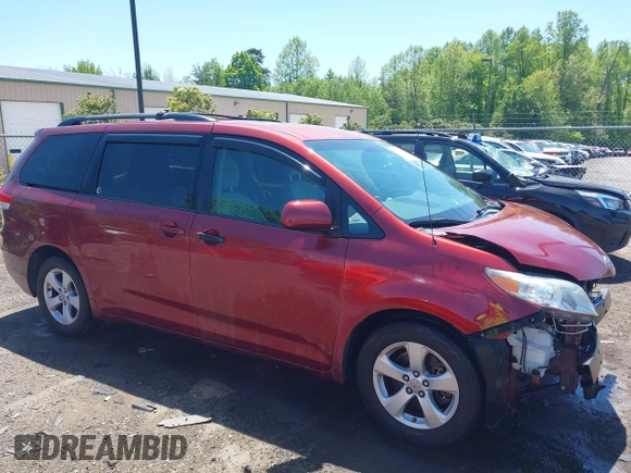 2012 Toyota Sienna LE AAS with VIN 5TDKK3DC9CS203298, listed as a IAAI auction lot 42070158 with 266,202 mi miles and . Bid and sale history available at DreamBid. Image 1.