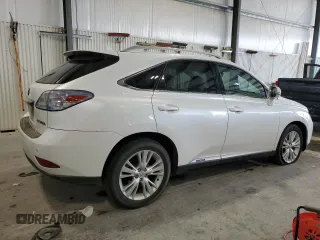 2010 Lexus RX 450h with VIN JTJBC1BAXA2401134, listed as a Copart auction lot 54424195 with 124,077 mi miles and Salvage Title. Bid and sale history available at DreamBid. Image 3.