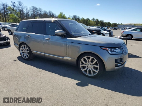 2017 Land Rover Range Rover HSE z VIN SALGS2FV4HA361723, wystawiony jako Copart lot #57104035 z przebiegiem 93 052 mil mil oraz Szkoda całkowita • Salvage title. Historia ofert i sprzedaży dostępna na DreamBid. Obrazek 4.