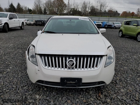 2010 Mercury Milan Premier with VIN 3MEHM0CG2AR606531, listed as a Copart auction lot 81759854 with 0 mi miles and Salvage Title. Bid and sale history available at carsss.com. Image 5.