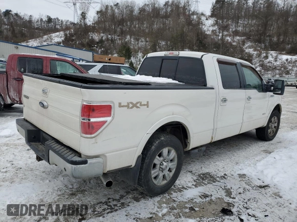 2011 Ford F-150 XLT with VIN 1FTFW1ET8BFB18346, listed as a Copart auction lot 42185945 with 0 mi miles and Salvage Title. Bid and sale history available at carsss.com. Image 3.