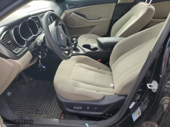 2011 Kia Optima LX with VIN KNAGM4A79B5098454, listed as a Copart auction lot 52070595 with 128,991 mi miles and Clean Title. Bid and sale history available at carsss.com. Image 7.