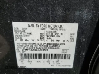 2020 Ford Edge SEL с VIN 2FMPK3J92LBA30123, выставлен на аукционе Copart как лот 63192805 с пробегом 119 534 миль миль и Списание • Salvage title. История ставок и продаж доступна на DreamBid. Изображение 12.