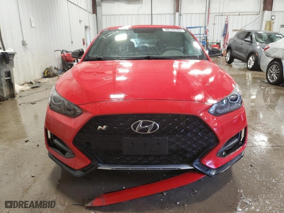 2020 Hyundai Veloster N with VIN KMHT36AH8LU005130, listed as a Copart auction lot 88749765 with 33,912 mi miles and Non Repairable. Bid and sale history available at carsss.com. Image 5.