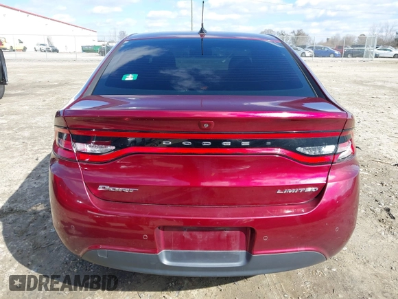 2015 Dodge Dart Limited with VIN 1C3CDFCB1FD364631, listed as a IAAI auction lot 41388112 with 182,449 mi miles. Bid and sale history available at carsss.com. Image 16.