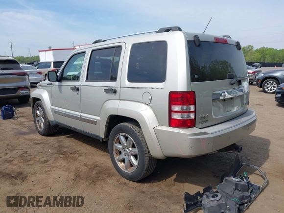 2008 Jeep Liberty Limited with VIN 1J8GN58K18W186569, listed as a IAAI auction lot 42109280 with 160,290 mi miles and . Bid and sale history available at carsss.com. Image 3.