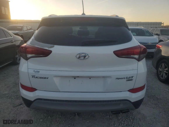 2017 Hyundai Tucson Limited with VIN KM8J3CA23HU348940, listed as a Copart auction lot 85054624 with 0 mi miles and Clean Title. Bid and sale history available at carsss.com. Image 6.