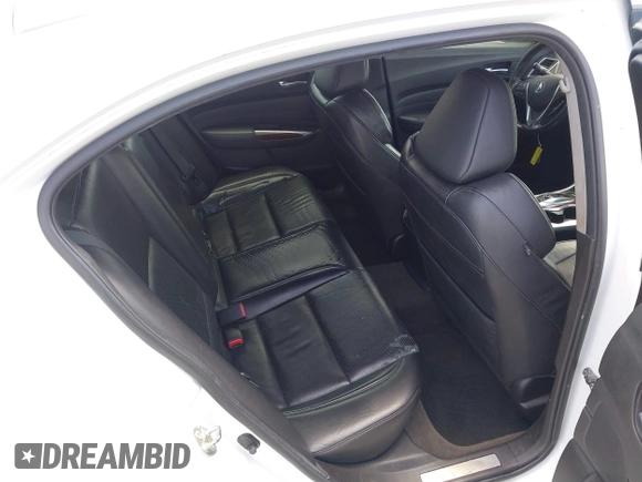 2015 Acura TLX V6 Tech with VIN 19UUB2F56FA015522, listed as a IAAI auction lot 42185190 with 116,965 mi miles. Bid and sale history available at carsss.com. Image 8.