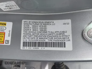 2023 Acura Integra Technology with VIN 19UDE4H68PA006296, listed as a IAAI auction lot 41526119 with 31,649 mi miles and . Bid and sale history available at DreamBid. Image 9.