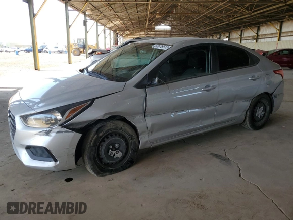 2022 Hyundai Accent SE with VIN 3KPC24A64NE173729, listed as a Copart auction lot 60678615 with 48,990 mi miles and Salvage title. Bid and sale history available at DreamBid. Image 1.