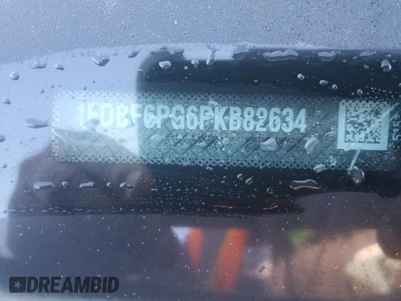 2023 Ford Transit with VIN 1FDBF6PG6PKB82634, listed as a Copart auction lot 55140175 with Not provided miles and Salvage title. Bid and sale history available at DreamBid. Image 12.