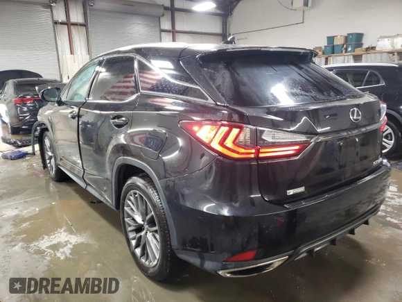 2020 Lexus RX 350 F Sport Performance with VIN 2T2YZMDA5LC257762, listed as a Copart auction lot 52093915 with 43,246 mi miles and Salvage title. Bid and sale history available at DreamBid. Image 2.