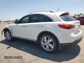 2014 Infiniti QX70 с VIN JN8CS1MU8EM451823, выставлен на аукционе Copart как лот 61134355 с пробегом 90 903 миль миль и Списание • Salvage title. История ставок и продаж доступна на DreamBid. Изображение 2.