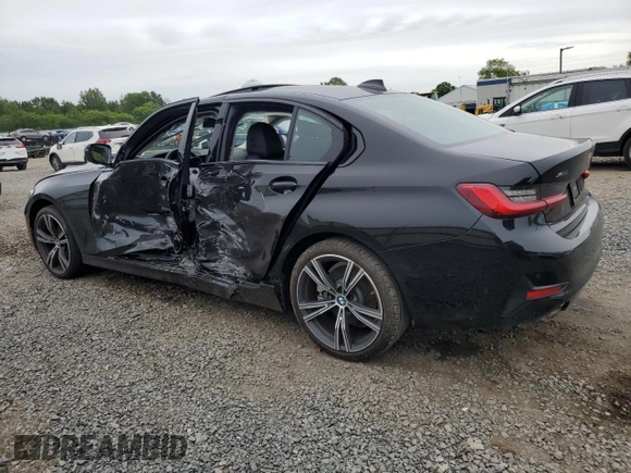 2019 BMW 3 Series 330i xDrive with VIN 3MW5R7J52K8A04913, listed as a Copart auction lot 58498355 with 59,091 mi miles and Salvage title. Bid and sale history available at DreamBid. Image 2.