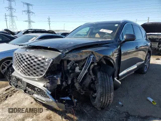 2025 Genesis GV80 z VIN KMUHDESC2SU259822, wystawiony jako Copart lot #45772015 z przebiegiem 162 mil mil oraz Szkody całkowita. Historia ofert i sprzedaży dostępna na DreamBid. Obrazek 1.