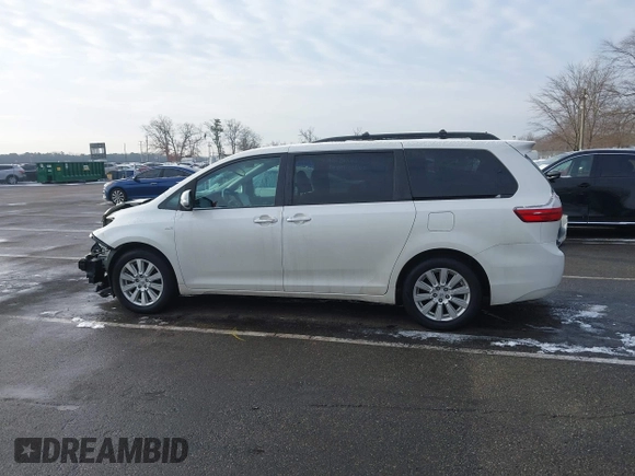 2017 Toyota Sienna XLE with VIN 5TDDZ3DC3HS167636, listed as a IAAI auction lot 41486242 with 72,373 mi miles and . Bid and sale history available at DreamBid. Image 14.