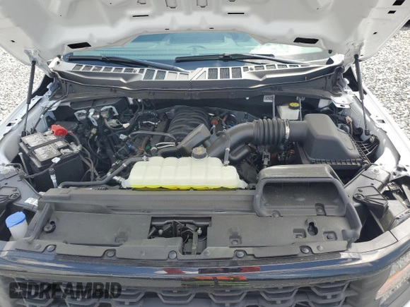 2024 Ford F-150 STX with VIN 1FTEW2K58RKE25993, listed as a Copart auction lot 54456535 with 8,552 mi miles and Salvage Title. Bid and sale history available at carsss.com. Image 12.