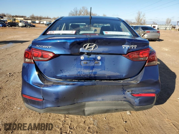 2020 Hyundai Accent SE with VIN 3KPC24A63LE121523, listed as a Copart auction lot 37807554 with 80,317 mi miles. Bid and sale history available at carsss.com. Image 6.