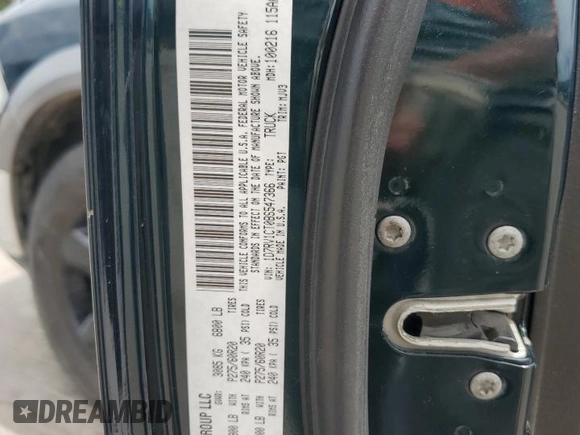 2011 Ram 1500 Big Horn with VIN 1D7RV1CT0BS547366, listed as a Copart auction lot 64062135 with 202,626 mi miles and Salvage title. Bid and sale history available at DreamBid. Image 13.